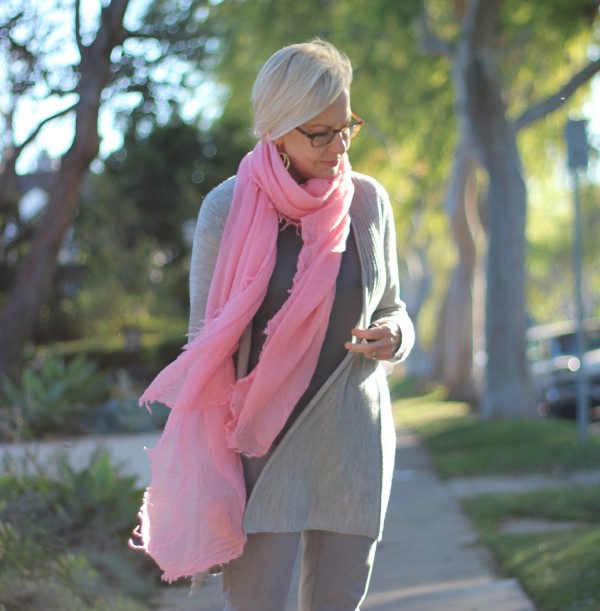 pink scarf 1