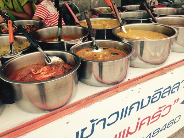 Phuket street food curries
