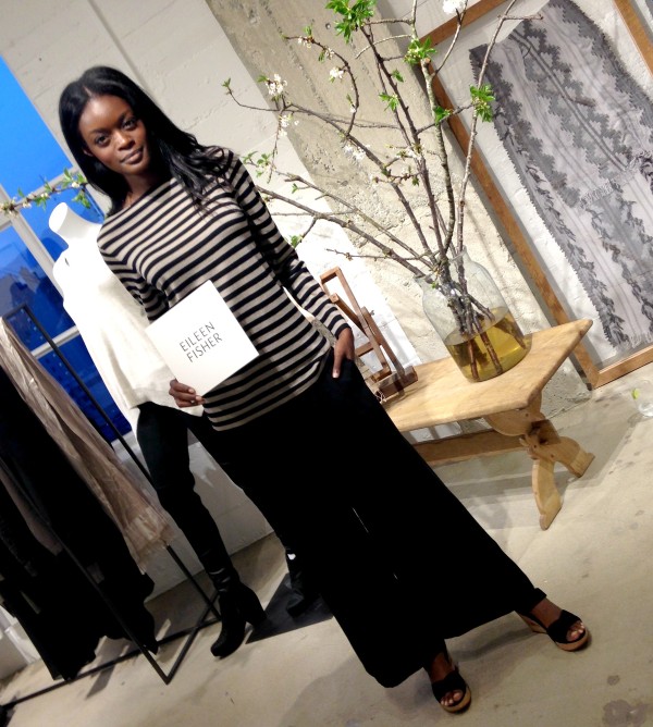 Fall 2015 collection at Eileen Fisher LA showroom