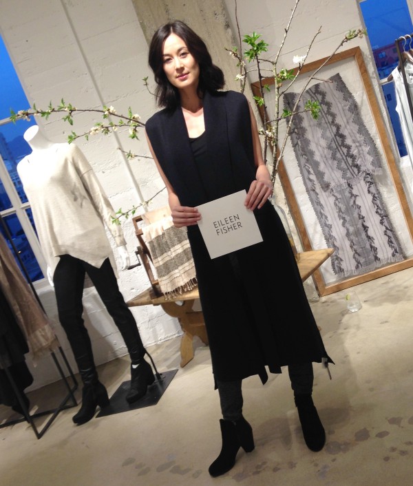 Fall 2015 collection at Eileen Fisher LA showroom