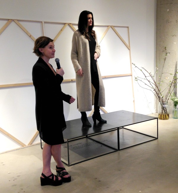 Fall 2015 collection at Eileen Fisher LA showroom