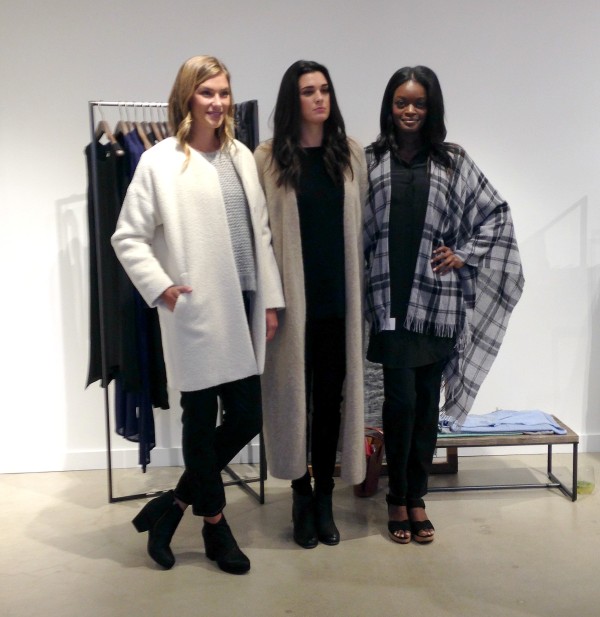 Fall 2015 collection at Eileen Fisher LA showroom