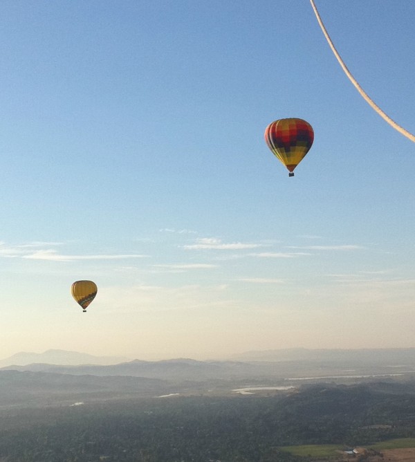 hot air balloon ride Napa Valley