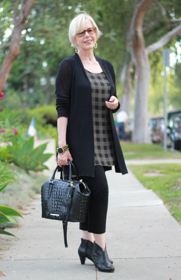 buffalo check tunic