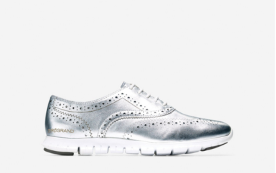 silver metallic oxford