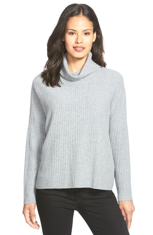 ribbed cashmere sweater