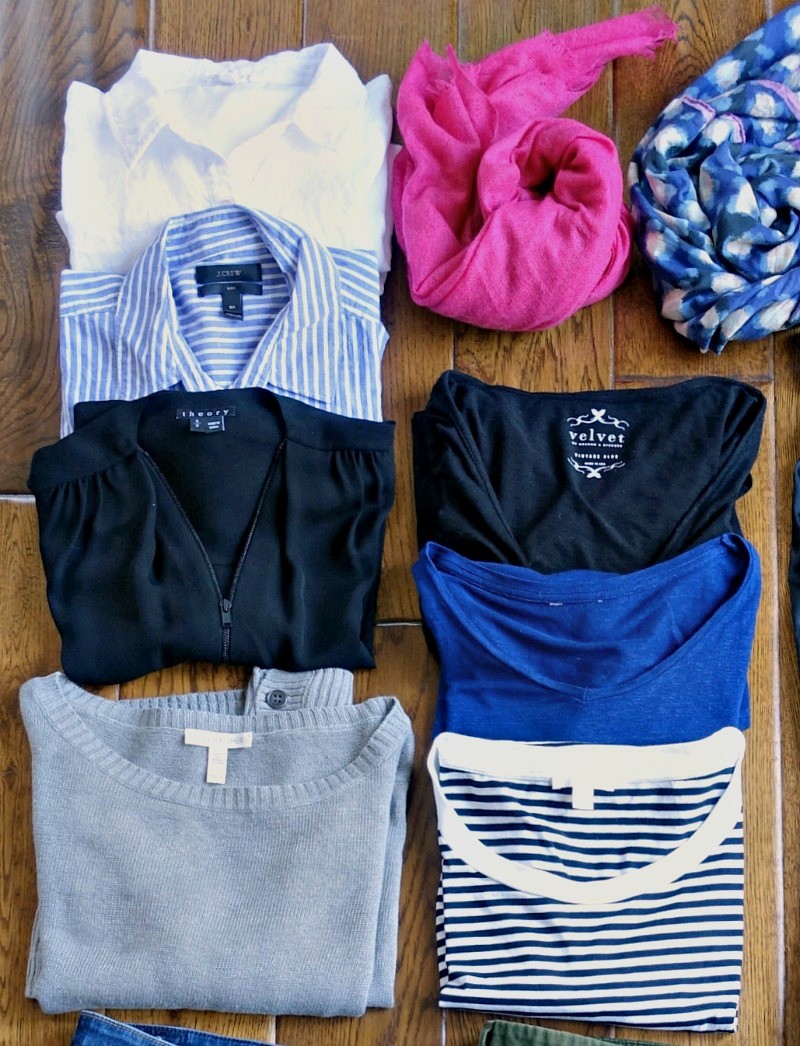 12-piece summer travel wardrobe