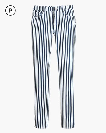 Chicos so slimming striped jeans, 