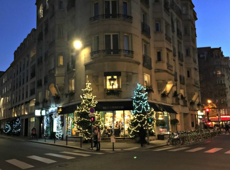 Christmas decorations rue Cherche-Midi