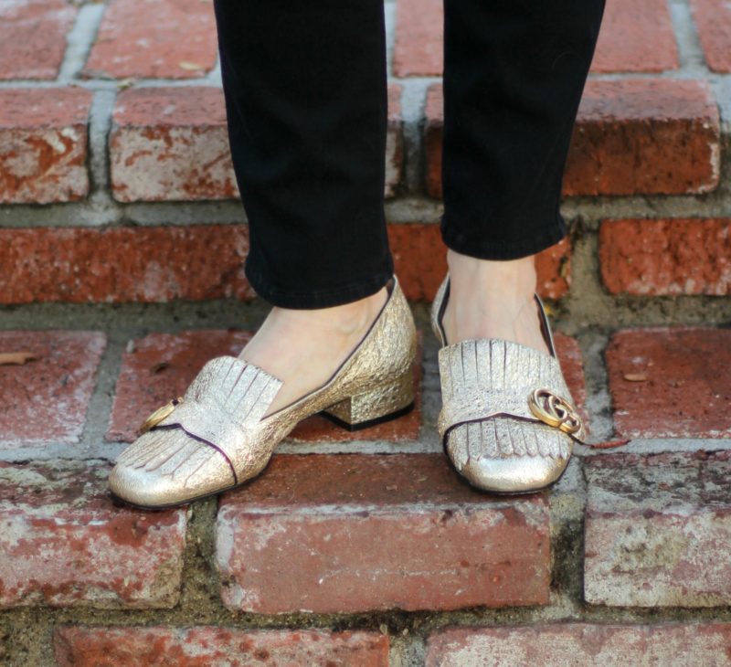Gucci fringed loafers