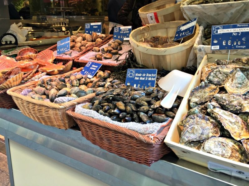 fishmonger in Paris