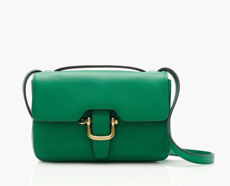 green shoulder bag