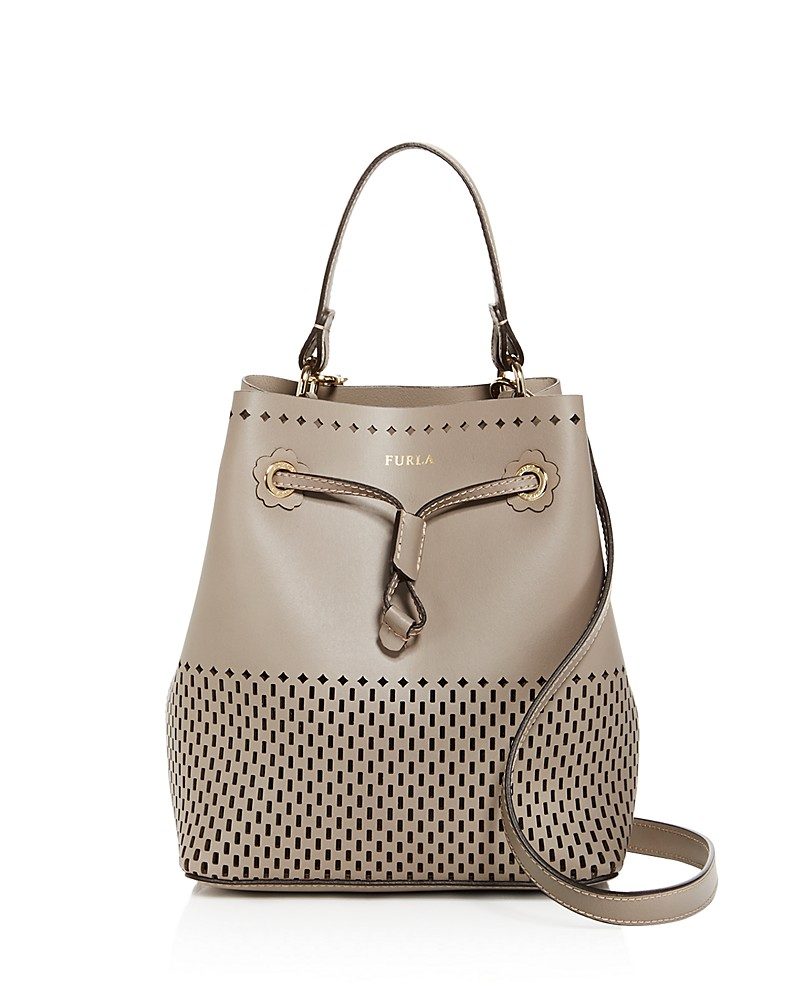 Clare V. Pearl Accent Straw Bucket Bag - Neutrals Bucket Bags