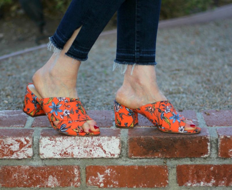 print slide sandals