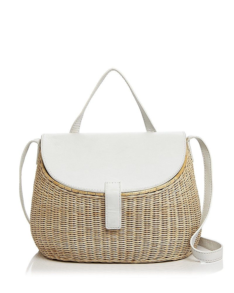 wicker "fisherman's" bag