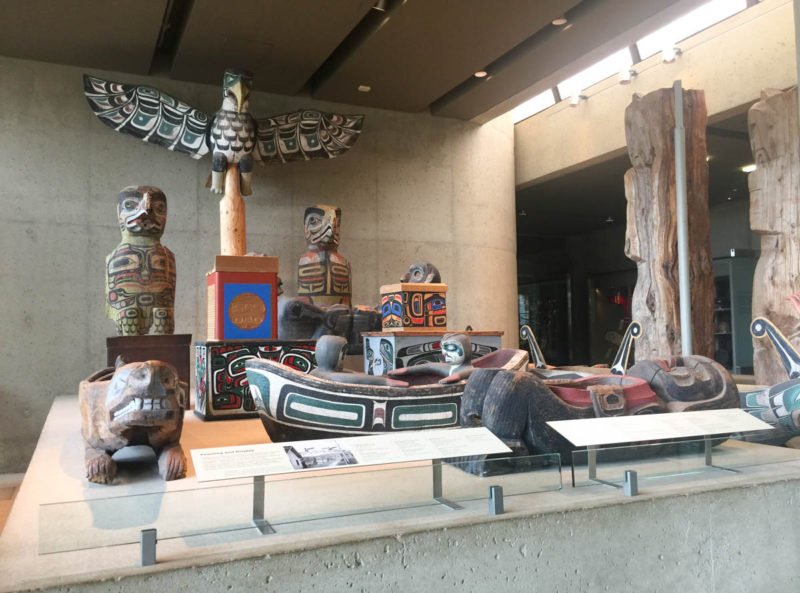 First Nations exhibit at Museum of Anthropology in Vancouver