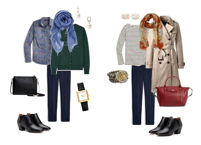 autumn travel outfits