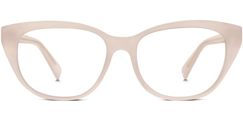 Detail: pink eyewear from Warby Parker. Details at une femme d'un certain age.