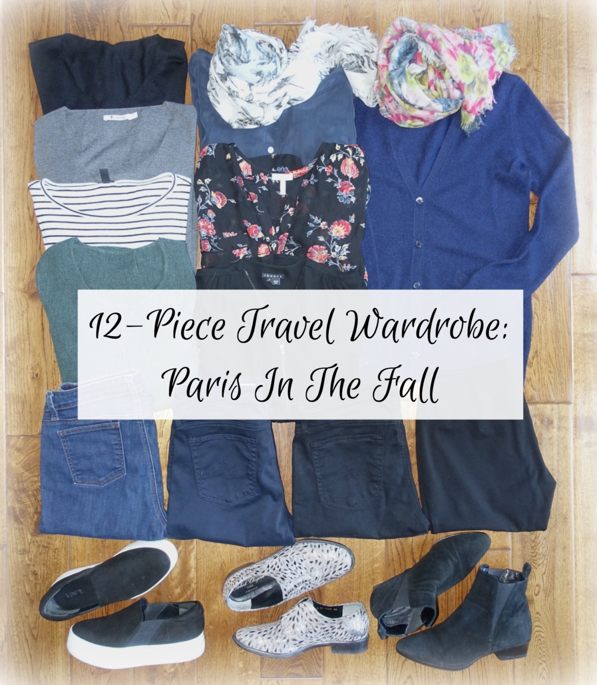 Style blogger Susan B. shares her 12-piece travel wardrobe for Paris in the fall. Details at une femme d'un certain age.