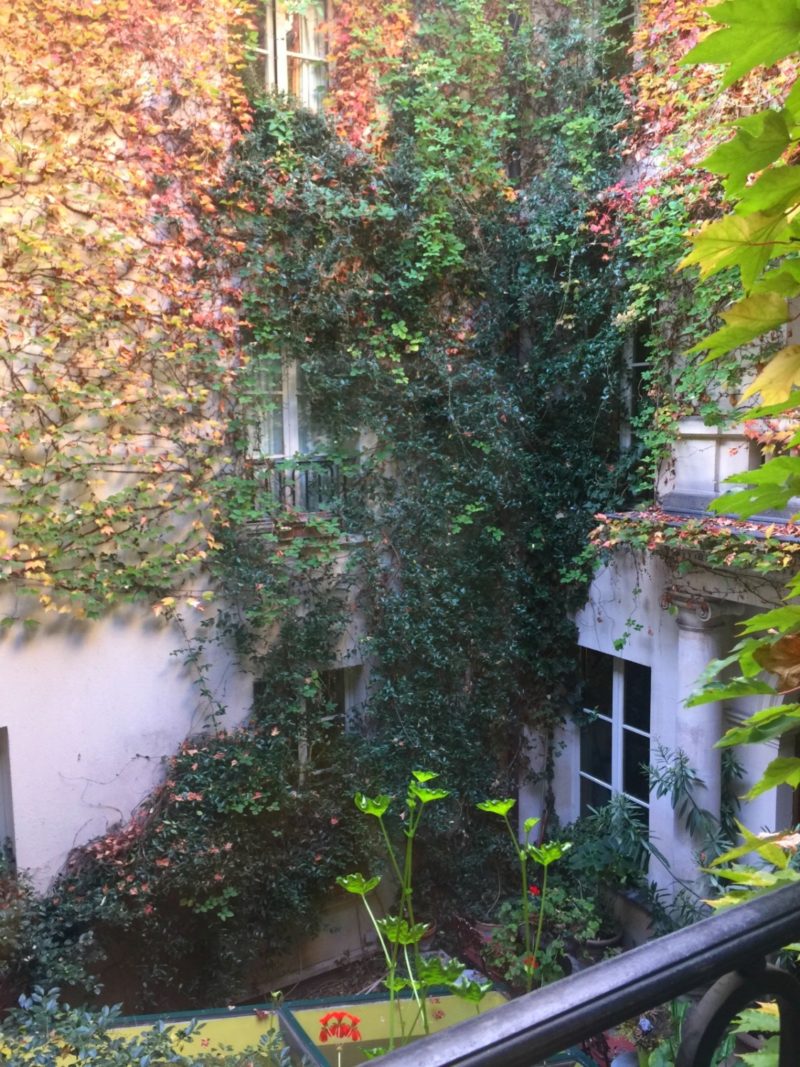 The quintissential Paris courtyard. Details at une femme d'un certain age.