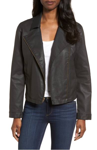 Eileen fisher waxed sale cotton jacket