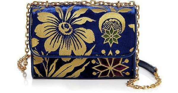 Tory burch blue discount clutch