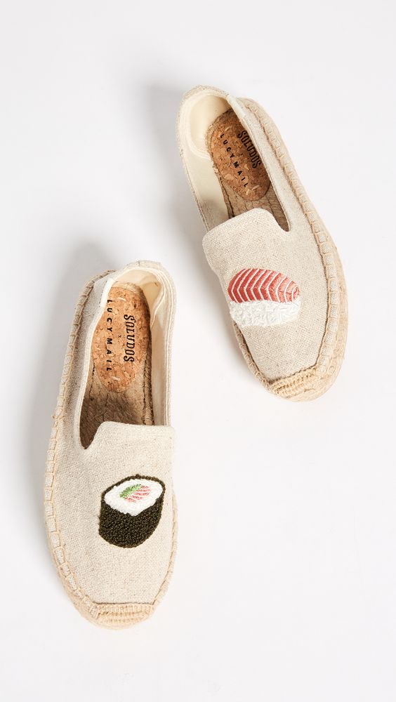 Soludos sushi print espadrilles - une 