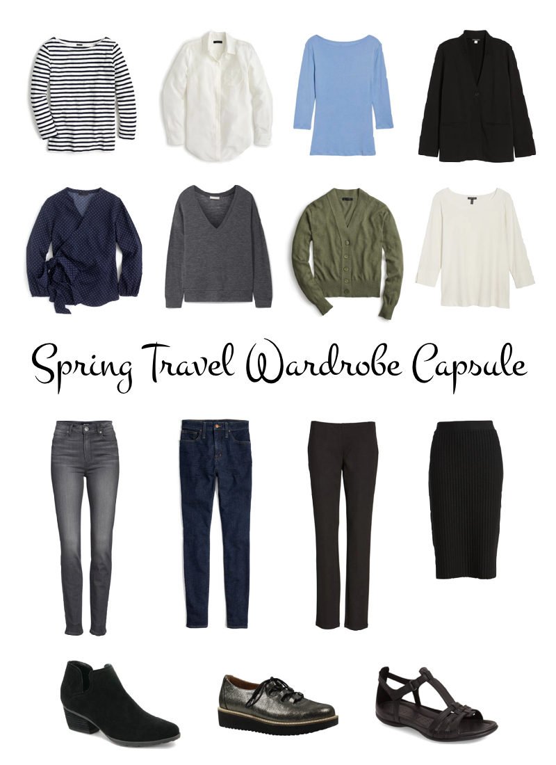 A 12-Piece Travel Wardrobe Capsule For Spring