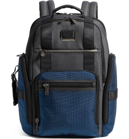 Tumi deluxe nylon backpack from Nordstrom Anniversary Sale. Details at une femme d'un certain age.