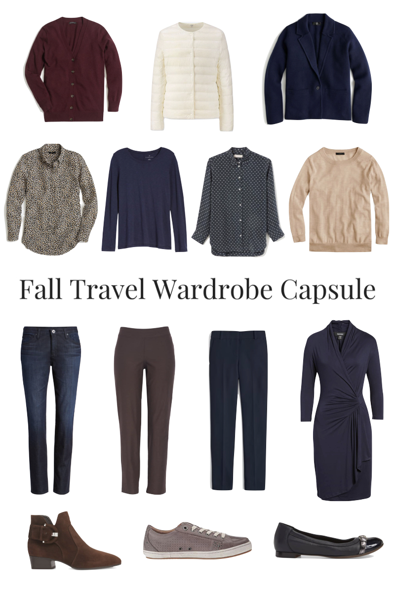 A Fall Travel Wardrobe Capsule