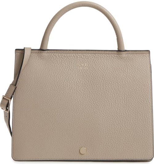 OAD Prism convertible satchel in Taupe. Details at une femme d'un certain age.