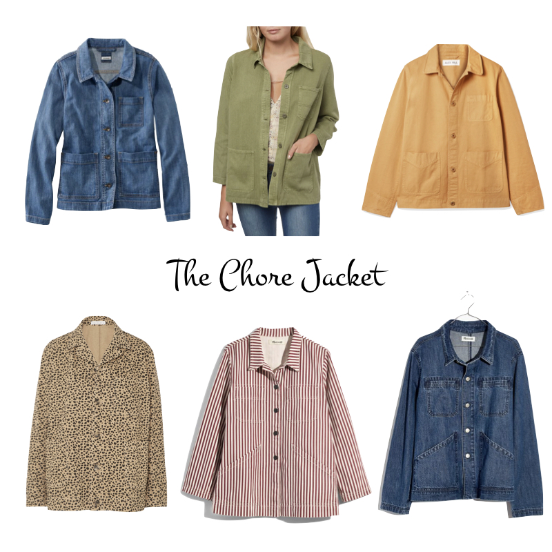 Chore Jackets For Spring une femme d un certain age