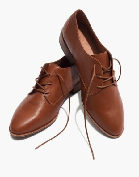 Madewell Frances oxford shoes. Details at une femme d'un certain age.
