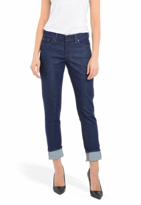 MW Tall Curvy High-rise Skinny Jeans In Moreaux Wash in Blue