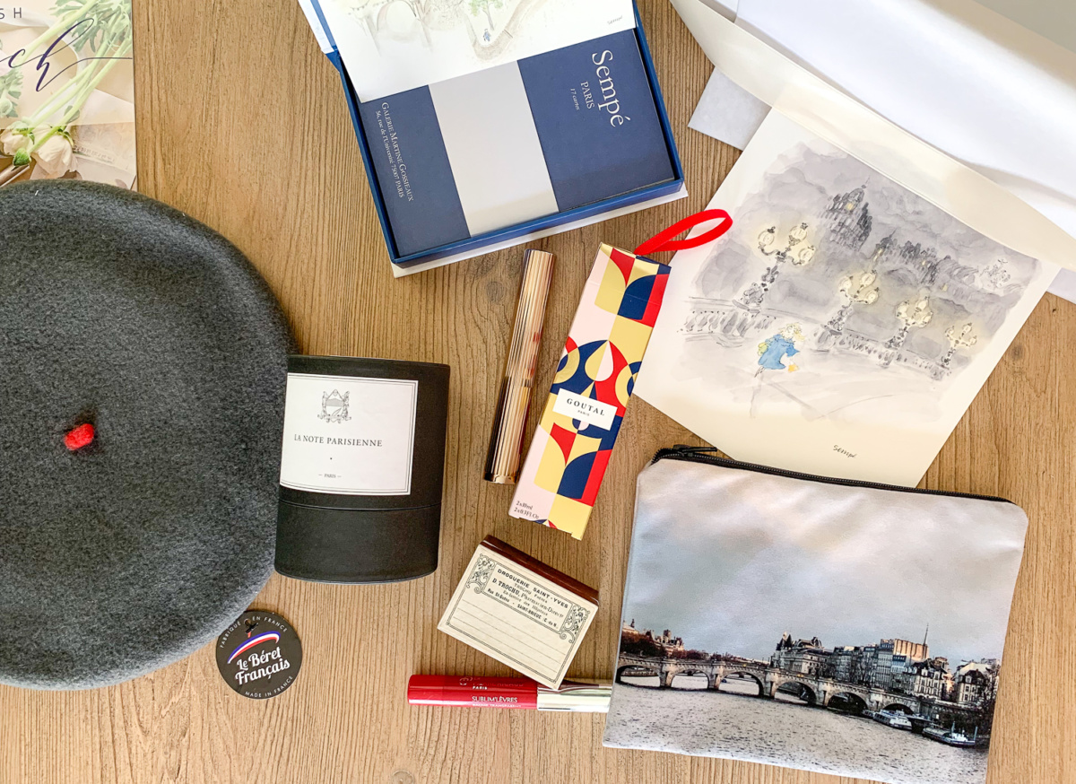 Paris-themed treats inside My Stylish French Box for February 2019. Details at une femme d'un certain age.
