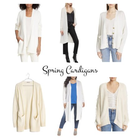 Spring Cardigans In Natural Fabrics 