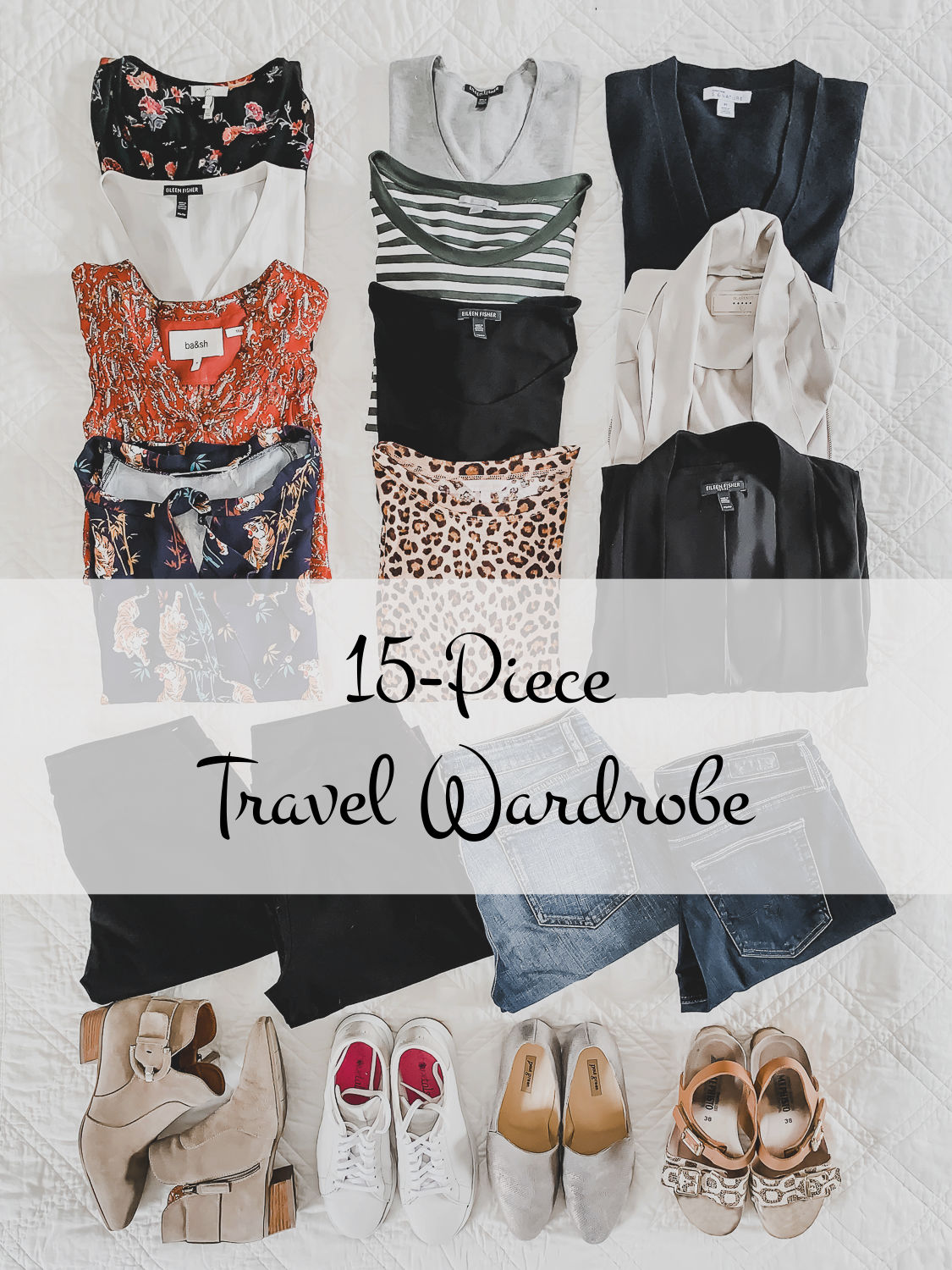 15-Piece Summer Travel Wardrobe - une femme d'un certain âge