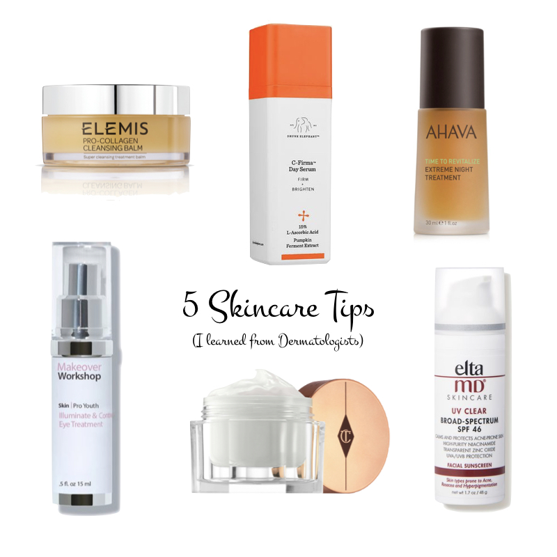 5 Tips for selecting and applying skincare. Details at une femme d'un certain age.