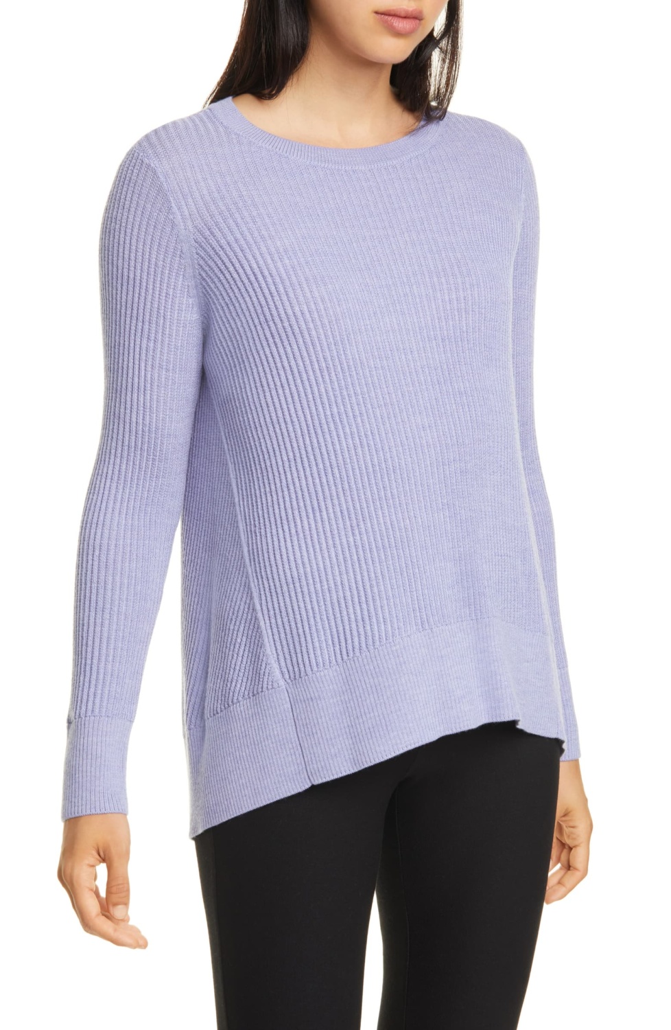 Best of Black Friday sales: Eileen Fisher ribbed merino sweater, 50% off. Details at une femme d'un certain age.
