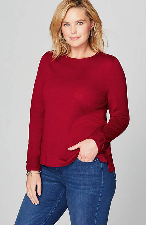 Best of Black Friday sales: J.Jill merino crew neck sweater, details at une femme d'un certain age.