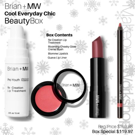 Brian + MW Everyday Chic Beauty Box special pricing for Black Friday. Details at une femme d'un certain age.