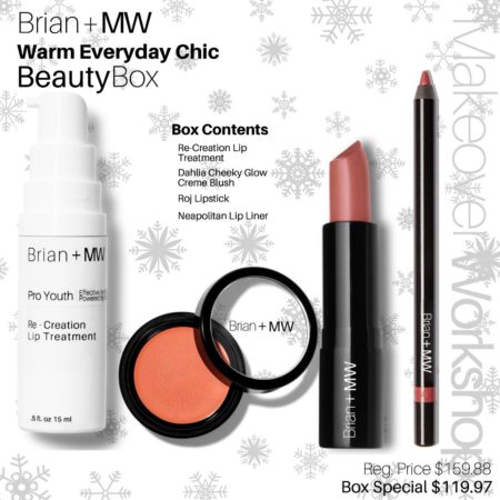 Brian + MW Everyday Chic Beauty Box, specially priced for Black Friday. Details at une femme d'un certain age.