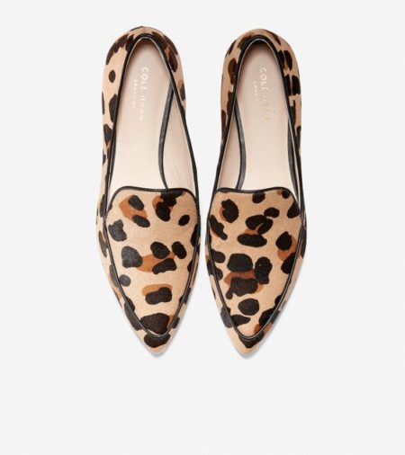 Cyber Monday sales you don't want to miss: Cole Haan Brie Skimmer in leopard 50% off. Details at une femme d'un certain age.