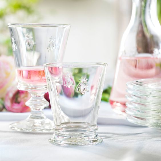 La Rochère French Bee glassware. Details and more gifts for Francophiles at une femme d'un certain age.