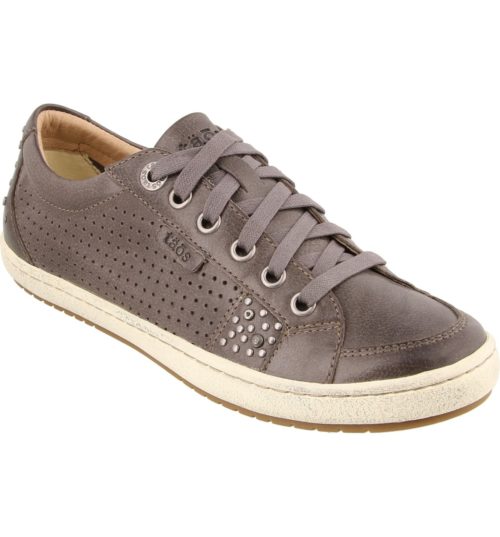 Taos Freedom sneaker in dark grey. Details at une femme d'un certain age.