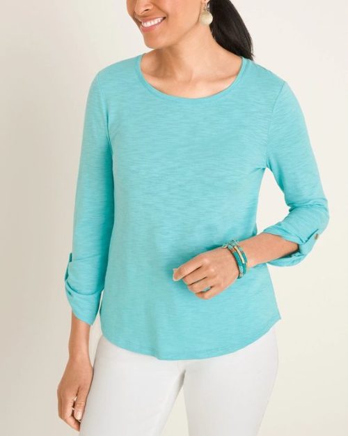 Lightweight Tops With Sleeves - une femme d'un certain âge