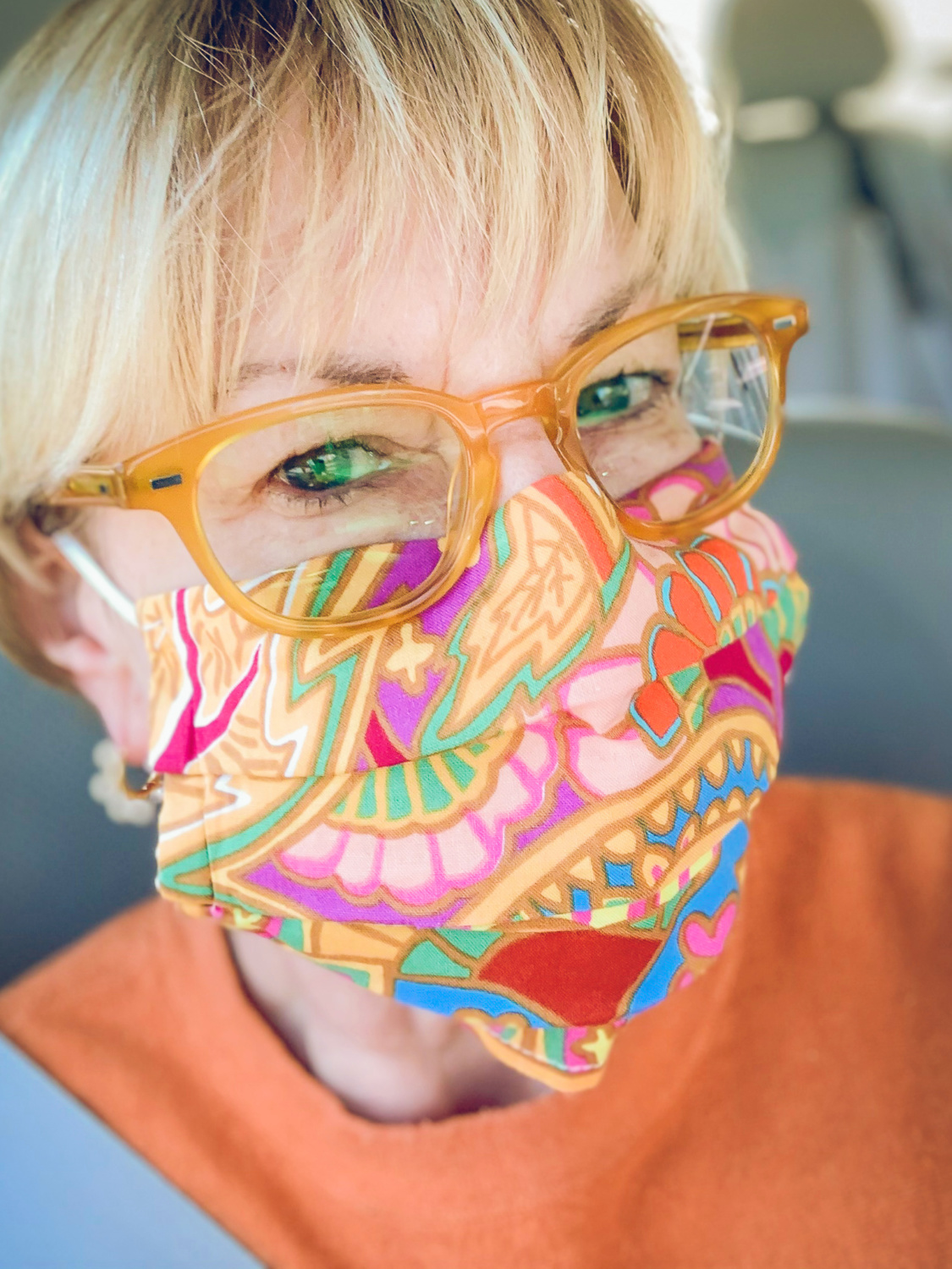 Masks, but make it Fashion. We might as well treat masks as accessories and have some fun with them. Details at une femme d'un certain age.