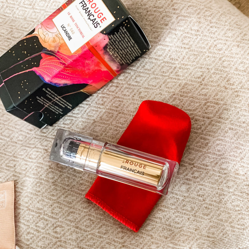 Rouge Francais lipstick from My Stylish French Box. Details at une femme d'un certain age.