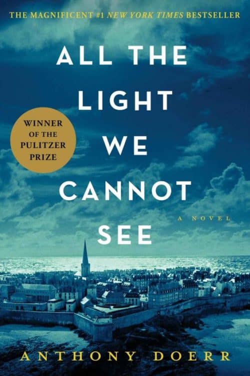 All The Light We Cannot See cover. Details at une femme d'un certain age.