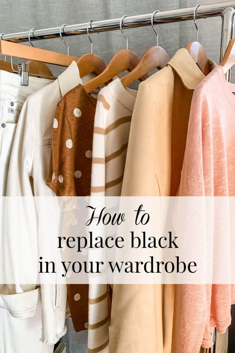 How to replace black in your wardrobe.